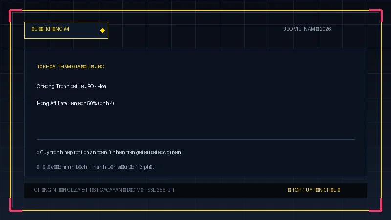 tham gia đại lý jbo - Chương Trình Đại Lý JBO - Hoa Hồng Affiliate Lên Đến 50% - Hình 4