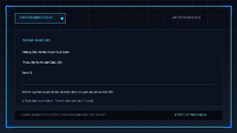 xả kèo jbo - Hướng Dẫn Xả Kèo (Cash Out) Giảm Thiểu Rủi Ro Khi Đặt Cược JBO - Hình 3 xả kèo jbo - Hướng Dẫn Xả Kèo (Cash Out) Giảm Thiểu Rủi Ro Khi Đặt Cược JBO - Hình 3